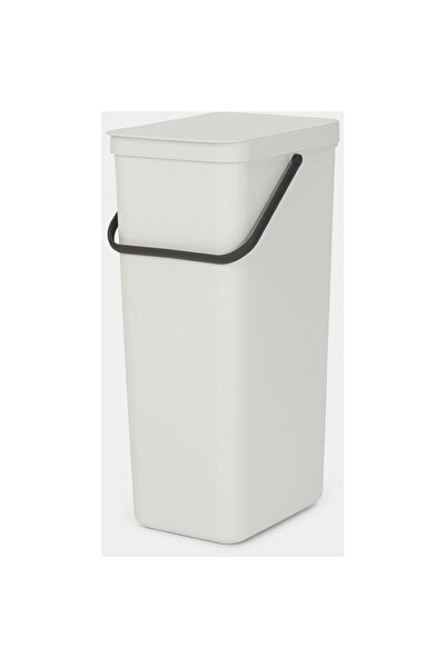 Brabantia Sort & Go Waste Bin Light Grey 40 L