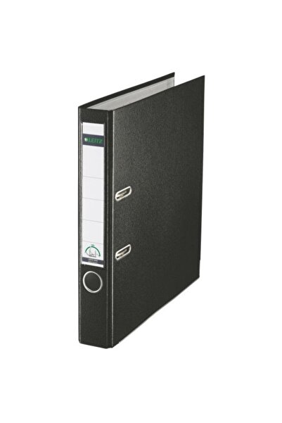 Leitz A4 file folder, laminated PP/paper, metal edge 52 mm, 180 - black