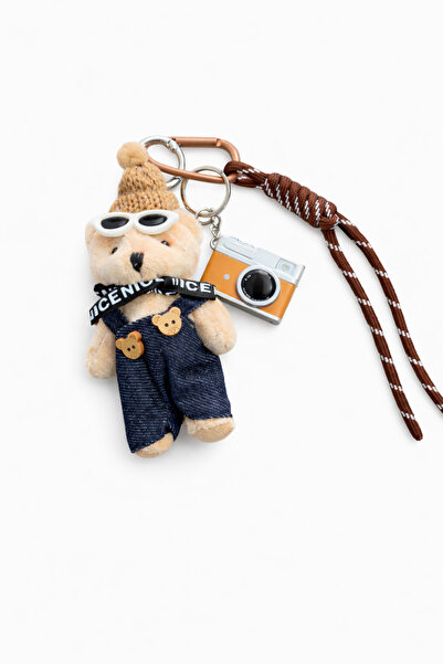 ELOVE ماكينة تصوير مع نظارات حقيبة تشارمي مع فلاش، سلسلة مفاتيح