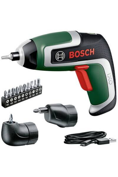 Bosch Set scule electrice IXO 7, 3.6V (verde/negru, baterie Li-Ion)