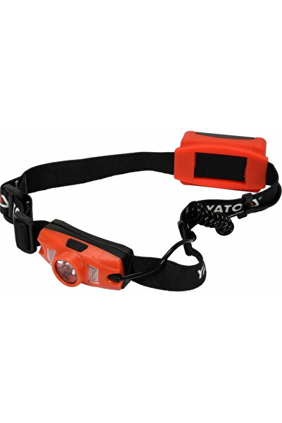 yato Lanterna de cap YT-08595 ABS, LED, 500 lm, IP44, Negru/Portocaliu