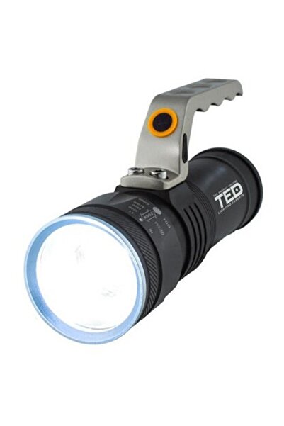 TED Electric LANTERNA 10W ALUMINIU CU ACUMULATOR 2X 18650