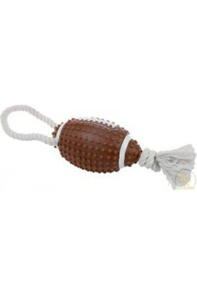 Zolux JucДѓrie pentru cГўini Minge de rugby cu sfoarДѓ 47,5 cm