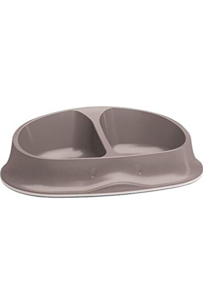 Zolux Bol dublu pentru caine si pisica SMART 0,25 x 2 l maro deschis