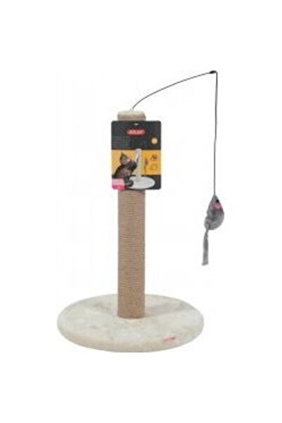 Zolux Turn de Zgariat, pentru pisici, Funie, Cu jucarie, Alb