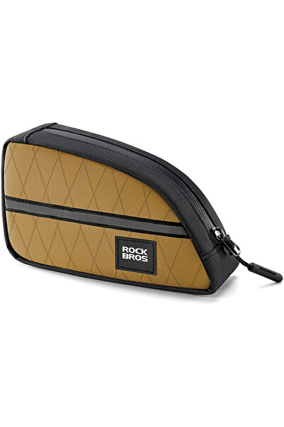 ROCKBROS Geantă pentru cadru de bicicletă Triangle 0.8l - Maro
