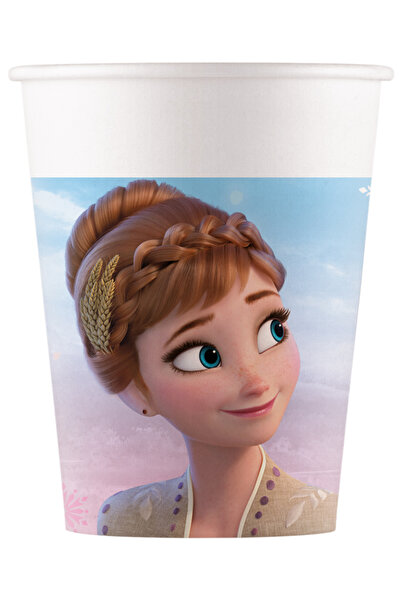 Disney Frozen Set of 8 Wind Spirit cardboard cups 200ml White