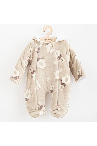 NEW BABY SHOP Salopetă de iarnă Wellsoft pentru bebeluși, ursuleț polar, mări...