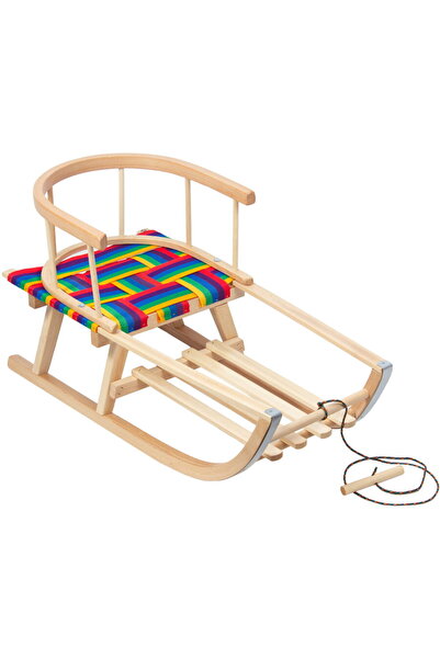 Greenbluespice Sled with seat and backrest GreenBlue, length 75cm GB154