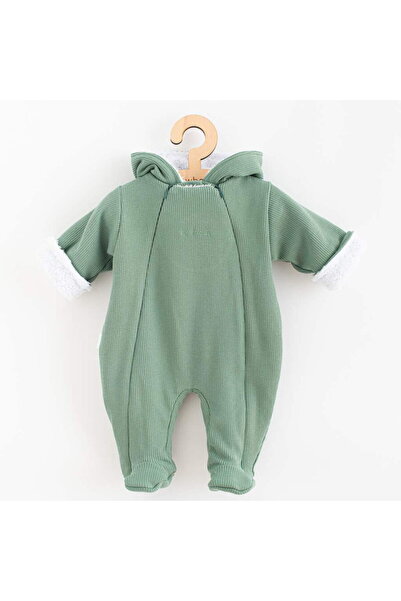 NEW BABY SHOP New Baby Frosty mint baby jumpsuit with hood, size 56 (0-3m)