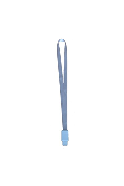 Kejea Lanyard textil, 15mm latime,clip retractabil, - gri
