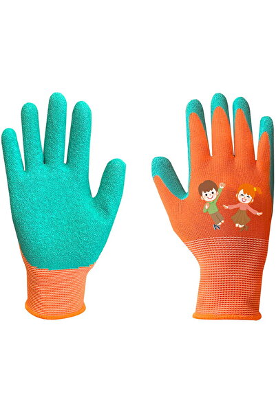 NEO Tools Rękawice robocze dla dzieci, poliester pokryty lateksem (crincle), ...