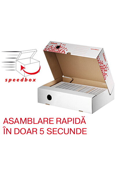 Esselte Cutie depozitare si arhivare Speedbox, orizontala, carton, 100% recic...