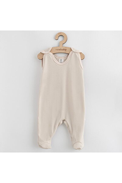 NEW BABY SHOP Salopetă pentru bebeluși, model nou, bej, îmbrăcat casual, mări...