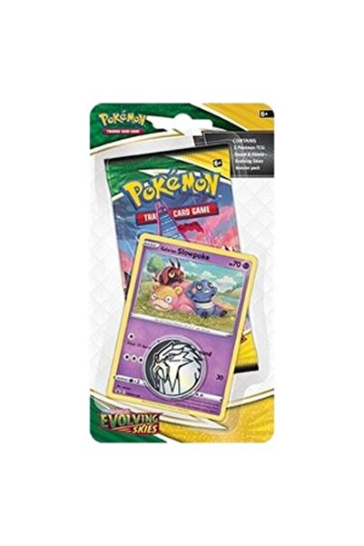 Pokemon Evolving Skies: Galarian Slowpoke Blister pachet 1