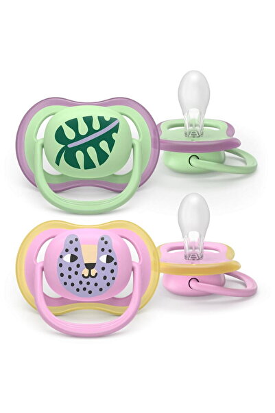 Philips Set 2 suzete Avent Ultra Air SCF087/13,6-18 luni, colorat,