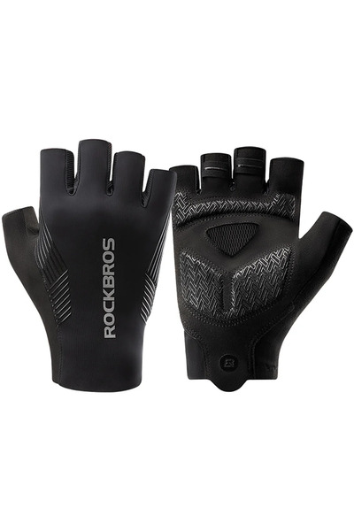 ROCKBROS mănuși de ciclism primăvară/vară/toamnă, degete scurte, mărime: L - ...