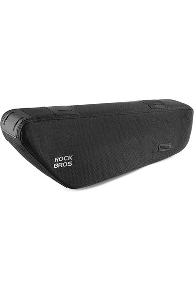 ROCKBROS Geantă de bicicletă pentru cadru sub țeavă superioară 2.9l - Negru