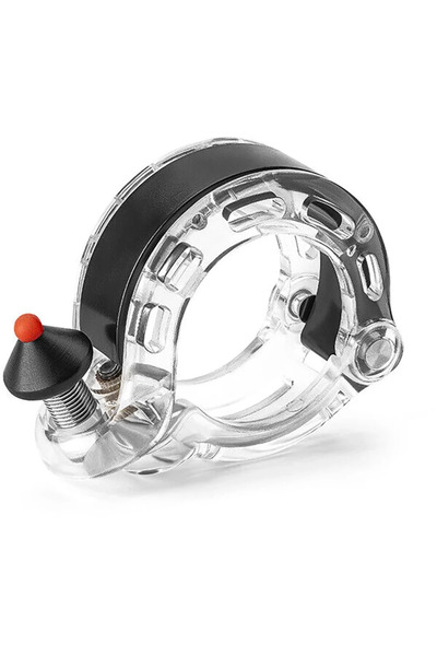 ROCKBROS 34210028002 Sonerie de bicicletă în formă de Q - transparentă