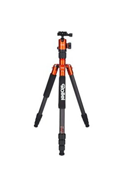 Rollei Trepied C5i Carbon portocaliu