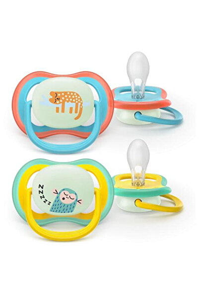 Philips Set 2 suzete Philips-Avent SCF376/19, ultra air NightTime 0-6 luni, O...