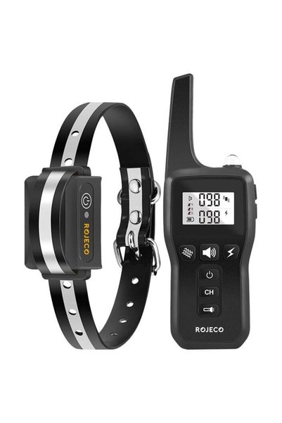 ROJECO Zgardă de dresaj pentru câini PD529 1000m (Negru)