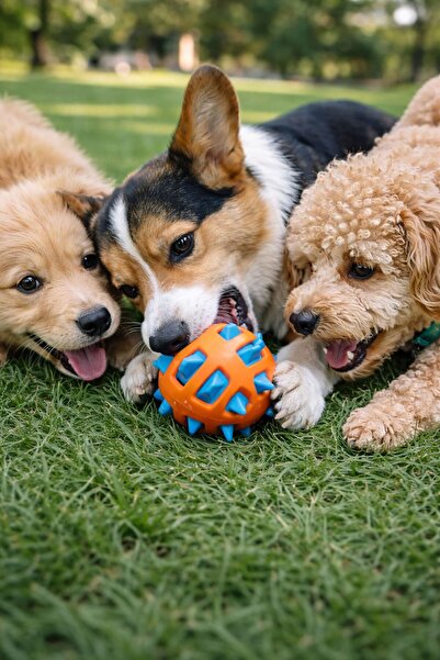 OEM Minge interactivă pentru câini, cauciuc rezistent cu țepi, jucărie pentru...