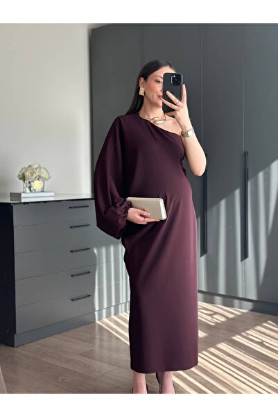 Tugen Co Gold Accessory Detailed Dress