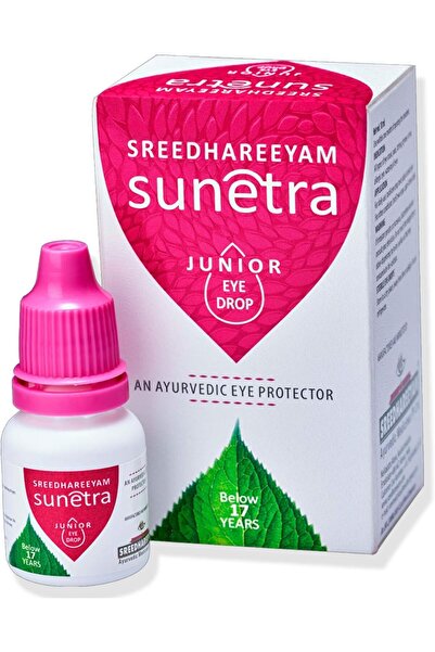 sreedhareeyam قطرة العين سونيترا جونيور - للأطفال دون سن 17 عامًا - واقي للعي...