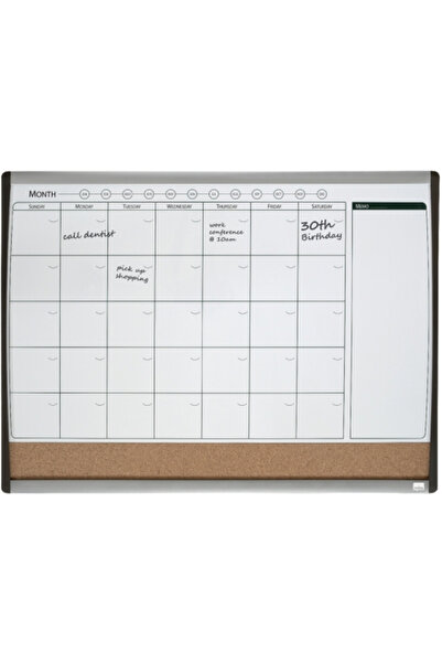 Nobo Combo organizer, monthly, magnetic and cork, 58.5x43 cm + marker, sponge...