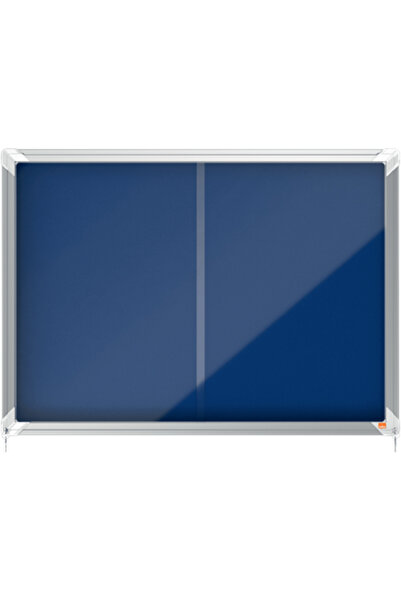 Nobo Premium Plus noticeboard, interior, textile material, 8x A4, sliding gla...