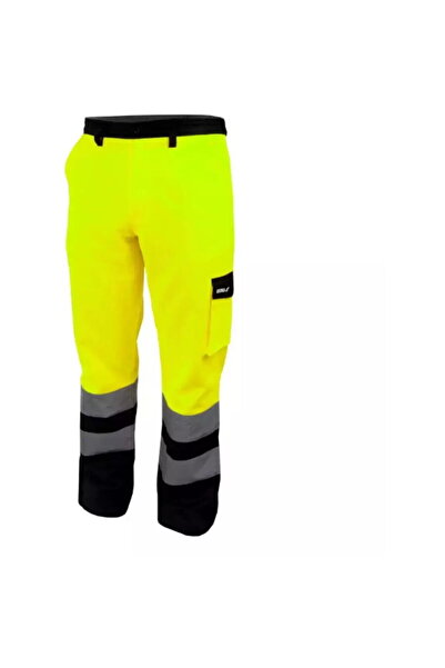DEDRA EXIM Reflective trousers size LD, yellow
