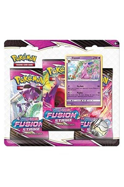 Pokemon Fusion Strike: Espeon Blister cu 3 bucăți