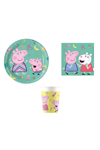 Peppa Pig Set 36 accesorii pentru petrecerea copiilor, Messy Play