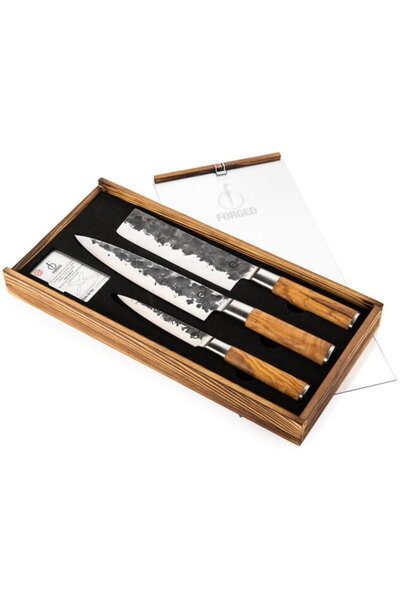 Forged KNIFE SET OLIVE