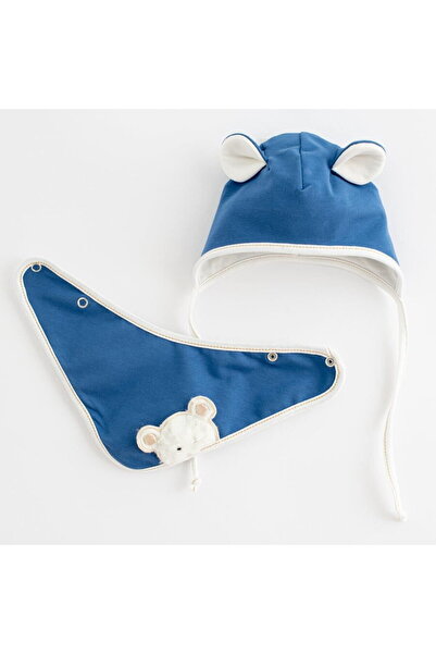 NEW BABY SHOP Căciulă de primăvară pentru bebeluși cu eșarfă pentru gât New B...