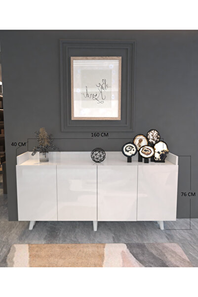 modüvera Grime 160 cm Beyaz Konsol