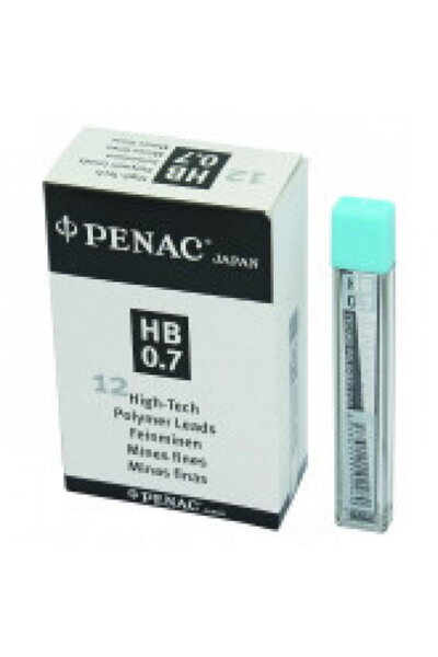 PENAC Mine pentru creion mecanic 0,7mm, 12/set, - 2H