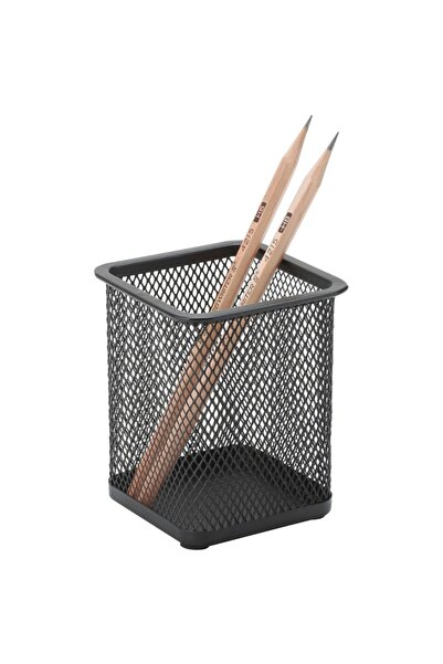 Q-Connect Suport metalic Mesh, pentru instrumente de scris, forma patrata, - ...