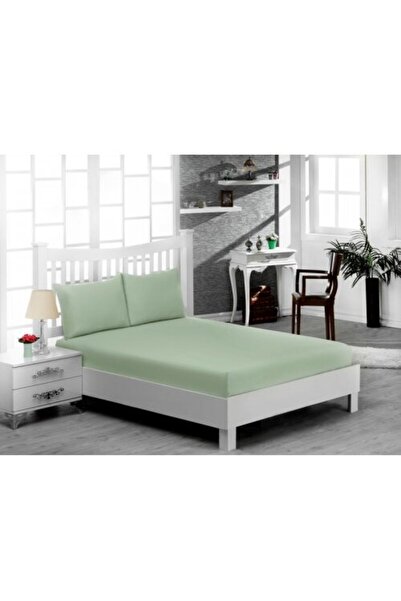 Mally Home Set 3 Piese Yuny Mally Home, 100% Bumbac, Cearceaf Pat Dublu Cu El...