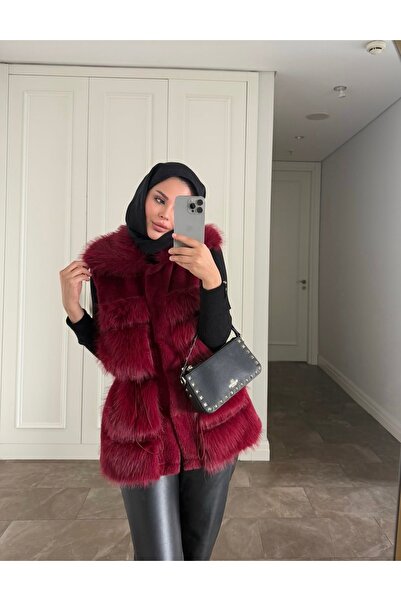 BYRANABOUTİQUE ANGORA KÜRK YELEK