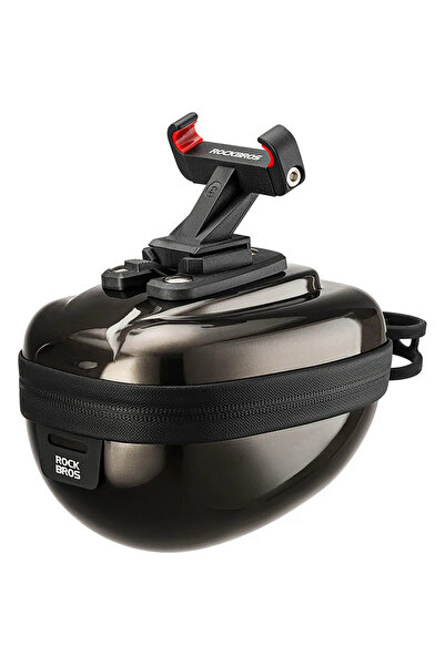 ROCKBROS Geantă de șa rigidă compact 0.4l - Negru