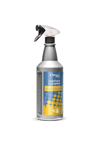 Clinex Solutie pentru curatare suprafete din piele naturala, 1 litru, cu pulv...