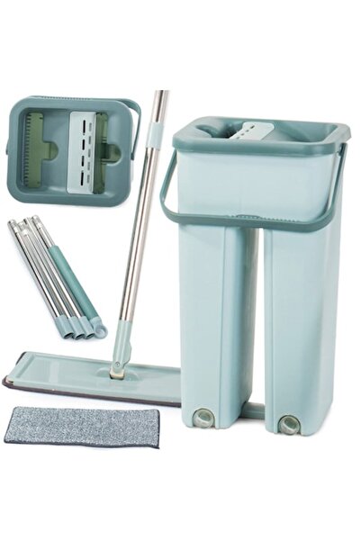 verk group Mop plat cu găleată și două compartimente