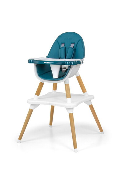 Milly Mally Scaun de masă 2 în 1 Malmo verde închis