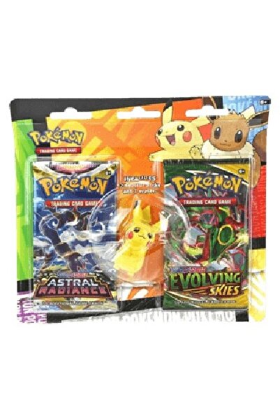 Pokemon Blister cu 2 radiere Pikachu Back to School