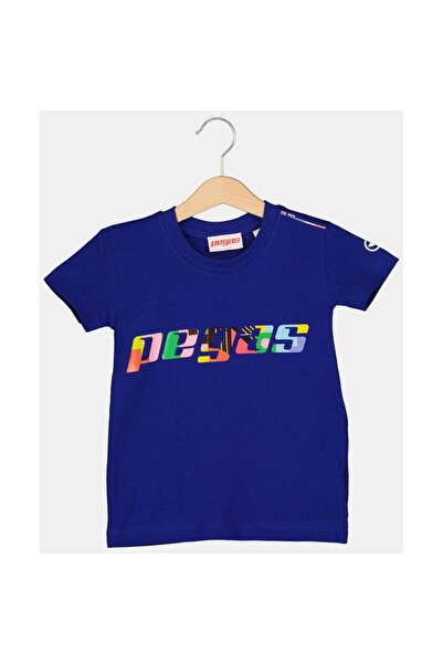 Pegas TRICOU LOGO MULTICOLOR COPII ROYAL BLU
