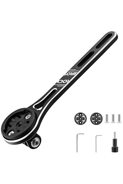 ROCKBROS Suport de bicicletă pentru Garmin / GoPro - Negru