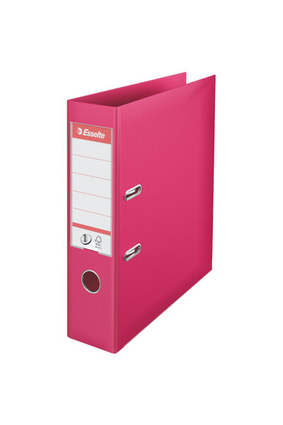 Esselte Biblioraft No.1 Power, PP/PP, A4, 75 mm, fuchsia