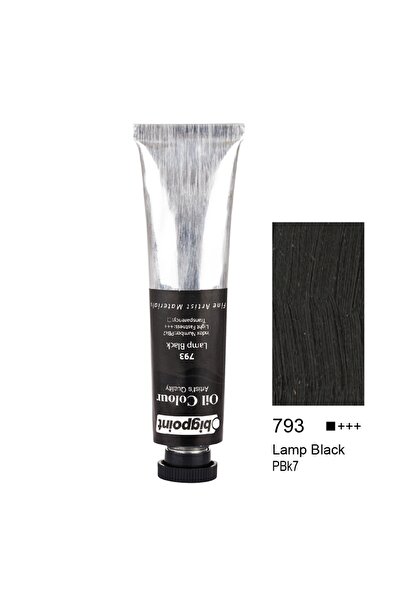 Genel Markalar Yağlı Boya 45 ml Lamp Black 793 x 6 Adet